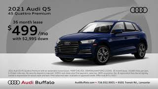 Save BIG on the 2022 Audi Q3 and 2021 Audi Q5 this August at Audi Buffalo!