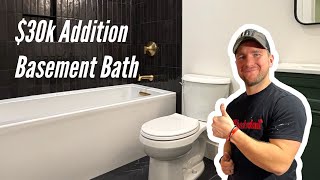DIY Basement Bathroom Renovation ($30K Budget) | Complete Transformation