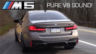 F90 M5 with a FULL TITANIUM EXHAUST! Valvetronic Designs Full Exhaust + Stock Downpipes