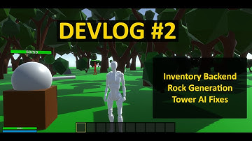 Devlog 2 - Inventory Backend, Rocks, and more