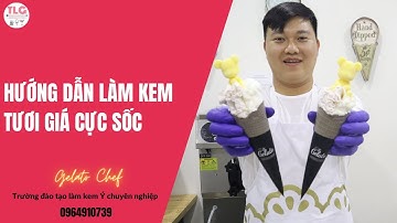 Hướng dẫn làm kem tươi giá cực sốc