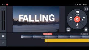 How To Create Falling Text Animations in Kinemaster||MK ANIMATIONS||
