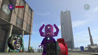 LEGO MARVEL Super Heroes Galactus Free roam/gameplay