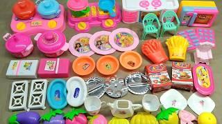9:30 Minutes Satisfying with Unboxing Hello Kitty Mini Kitchen Set | Super Clay Mini Kitchen set