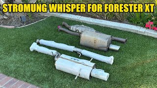 Stromung/Maddad Whisper Exhaust for Subaru Forester XT