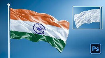 Photoshop Tutorial 2025 -  Create  Flag Mockup of India