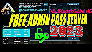 FREE ADMIN PASS SERVER ARK MOBILE | 2023 #arkmobile ARK SAVE DATA | ARK ONLINE #freeadmin