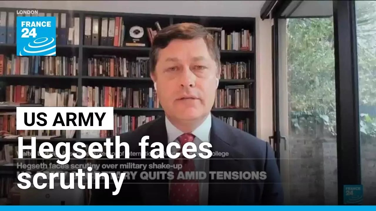 US Army Secretary Dan Driscoll quits: "What we've seen is almost a factional clash" • FRANCE 24