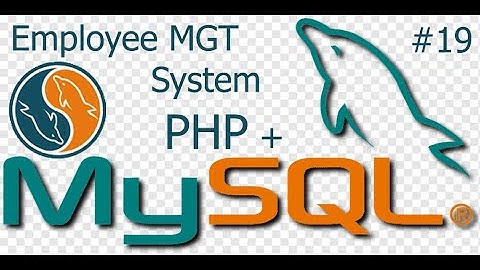 #19 employee management system | PHP with MySQL systems