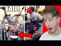 the MOST HILARIOUS GYM FAILS EVER (LOL)