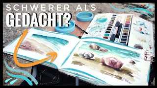 Künstlerin versucht PLEIN AIR MALEREI - mein Equipment, meine Struggles und meine Erfahrungen