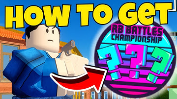 How To get The ??? Badge In Arsenal [RB Battles]