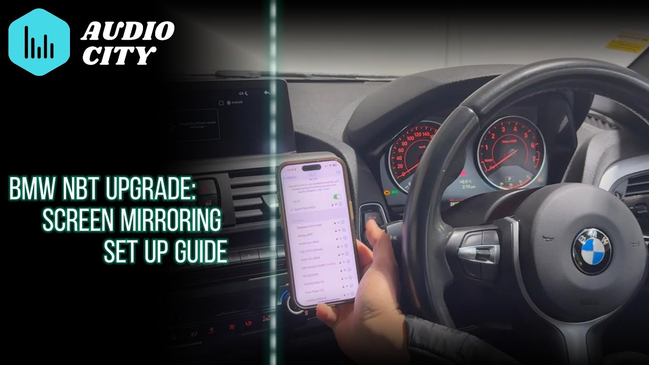 BMW iDrive screen mirroring Android setup steps