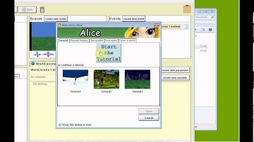How to launch and use basic features of Story Telling Alice Lesson Tutorial