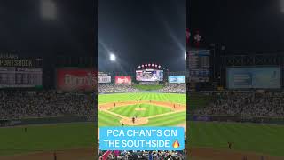 Cubs fans taking over Wrigley South with the PCA chants 🔥