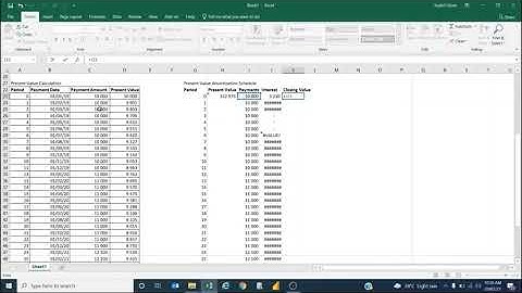 Leases IFRS 16 Schedule in Excel Automation