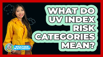 What Do UV Index Risk Categories Mean?