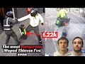 MOPED THIEVES attack CASH VAN and get RAMMED by a Security Van on ANOTHER Robbery