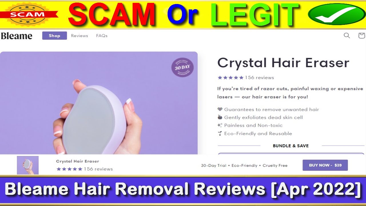 Bleame Hair Removal Reviews April 2022 With Proof Scam Or Legit