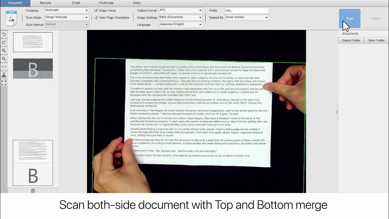 iOCHOW S500 document camera software review YouTube