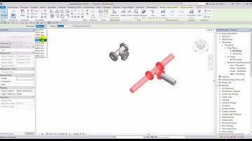 How to use Parametric DI Tee Reducing  with Bolt & Nut Family in Revit
