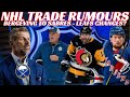NHL Trade Rumours - Sens, Pens, NYR, Leafs Big Changes?, Canucks, Bergevin to Sabres, Draft Changes