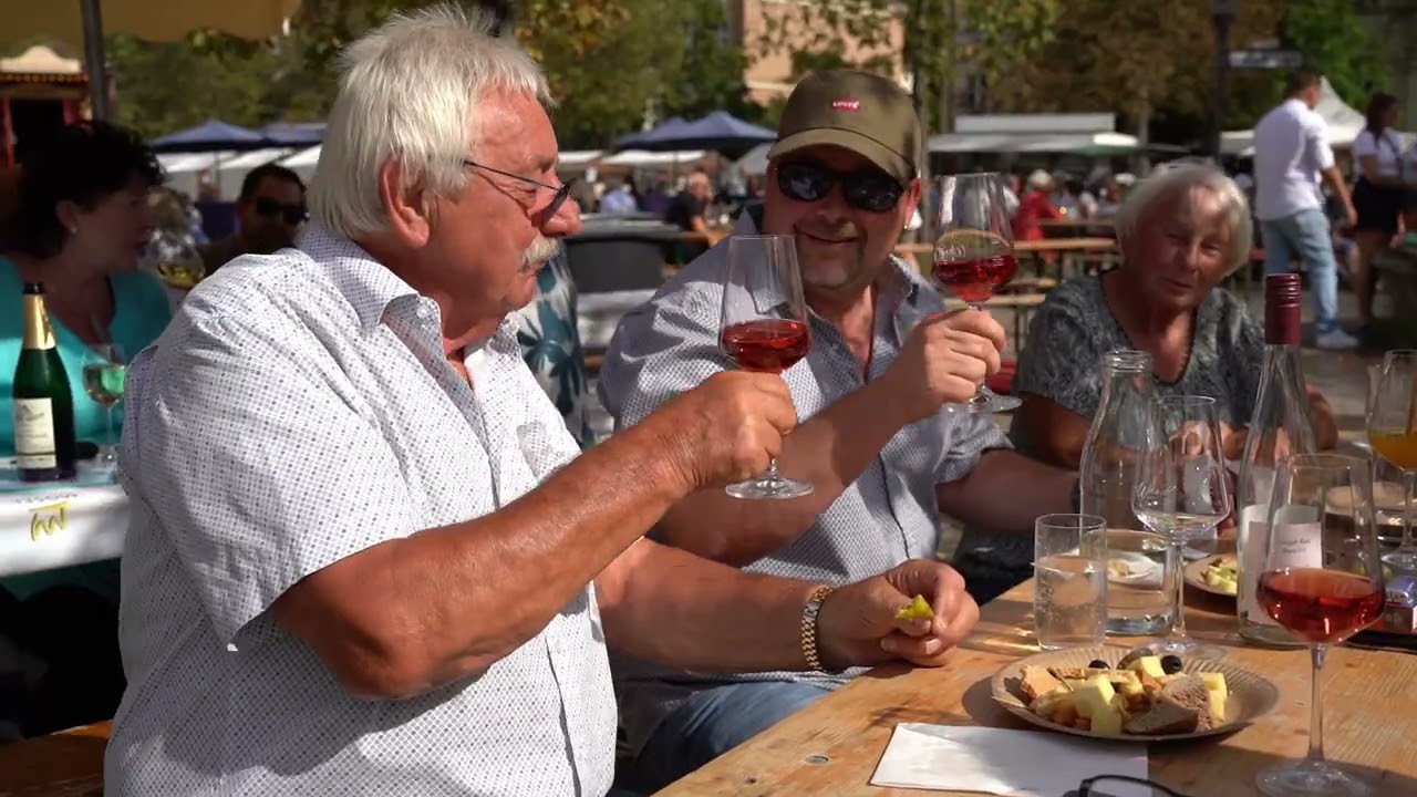 Weinbrunnen am Ludwig-Beck-Platz vom 30. August - 1. September 2024 nahe Botanischer Garten