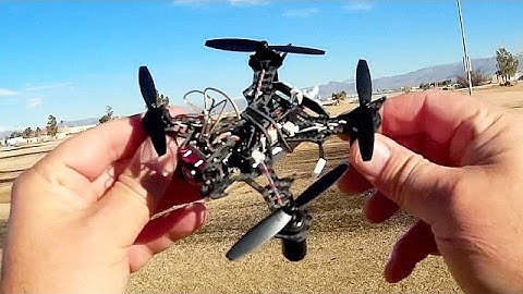 Eachine BAT QX105 Micro FPV Racing Drone Flight Test Review