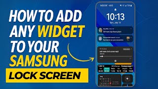 How to Add Any Widget to Your Samsung Lock Screen (No Root Needed!) screenshot 5