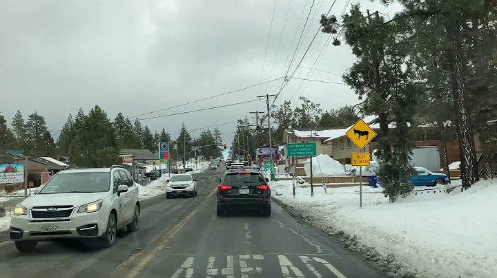 The snow flurries have begun to fall in Big Bear. ...