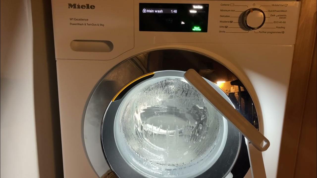 Miele W1 WEI865 calibration cycle YouTube