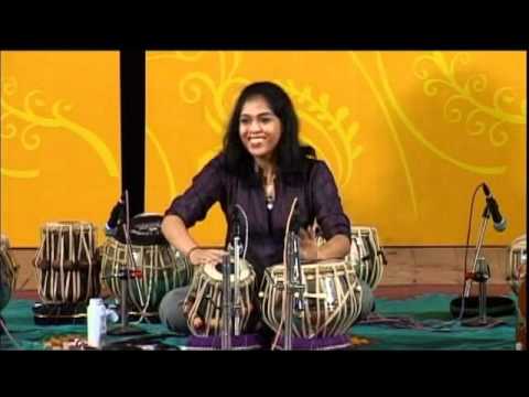 Heena Tabla Solo 2010 Part 1 [Female Tabla Player]