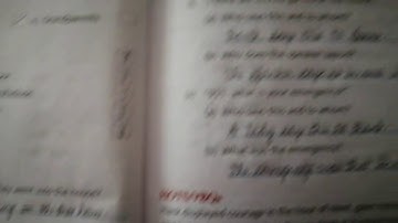 Class 3rd (English) exercise, question answers and new words revision of lesson - 6