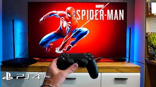 Marvel’s Spider Man PS4 Pro Gameplay Test – 4K Visuals And Performance