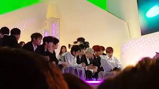 Wanna One reaction to Marion Jola 'Jangan'  at MAMA 2018