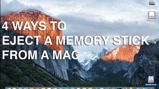 how to eject a memory stick from a mac - apple training