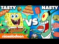 Krusty krab vs chum bucket whose food is tastier   spongebob  nickelodeon cartoon universe