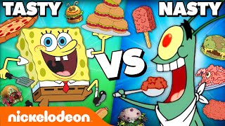 Krusty Krab vs. Chum Bucket: Whose Food Is Tastier? 🍔 | SpongeBob | Nickelodeon Cartoon Universe