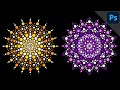 Create a dot mandala  photoshop tutorial  abstract  creative