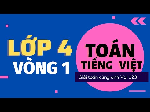 Video Violympic toán lớp 4 vòng 1 | 2021 2022 | Giải toán... - youtube