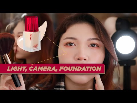 Try out new Foundation | ESPOIR Pro Tailor Foundation Be Velvet | Red Makeup Look | Love or Hate???