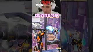 KING SPRITE LVL 5 GIVES YOU 300 PICKAXE DAMAGE 💀 #fortnite