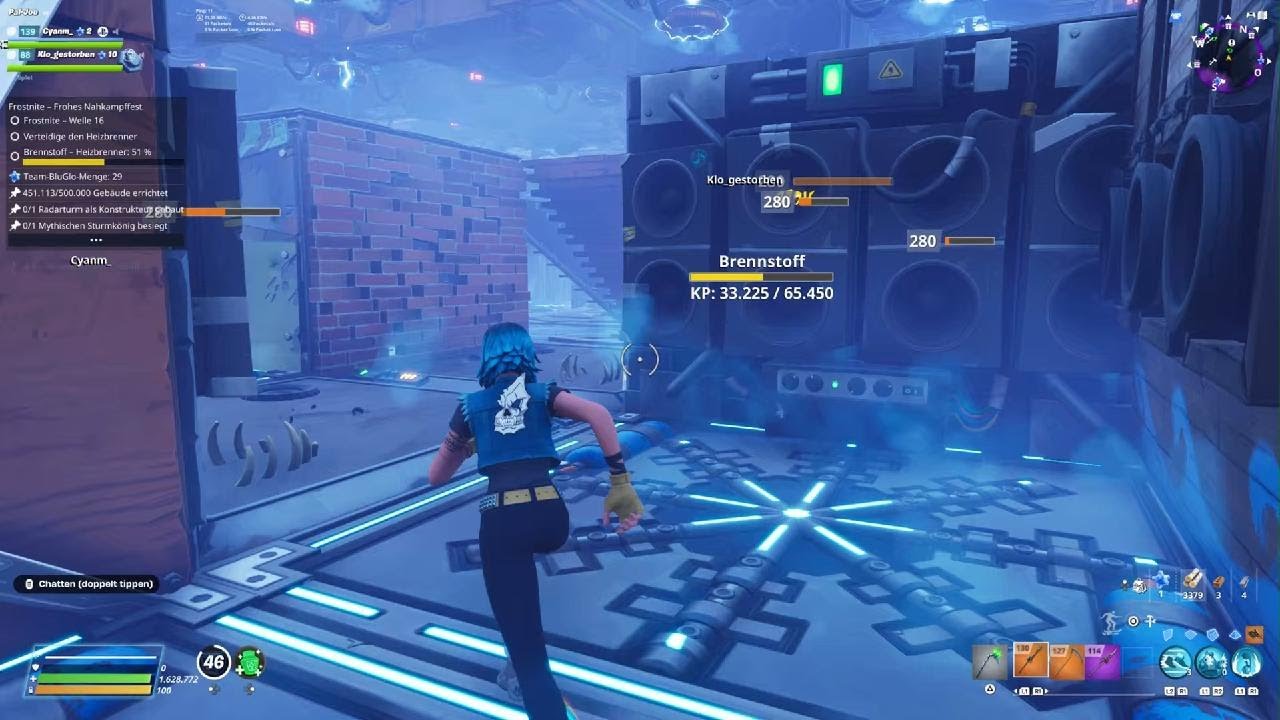 Fortnite Rettet die Welt Save the World 128 Frostnite Frostfeld Spitzhacke Battel Royal 