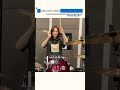 チャットモンチー - Last Love Letter 叩いてみた🥁 #shorts