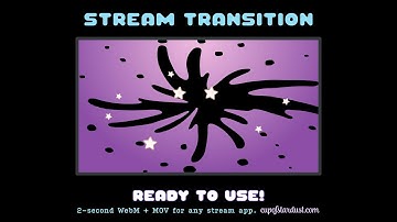 Dreamy Stars Stinger Transition | Twitch or YouTube Animation Asset (Preview)