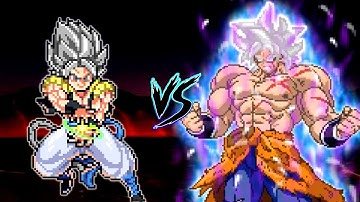 Gogeta TP V4 OP (all form) VS Broly DBS MUI V2 OP in Mugen