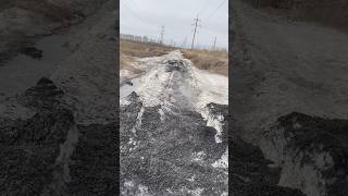 провалился под снег )
