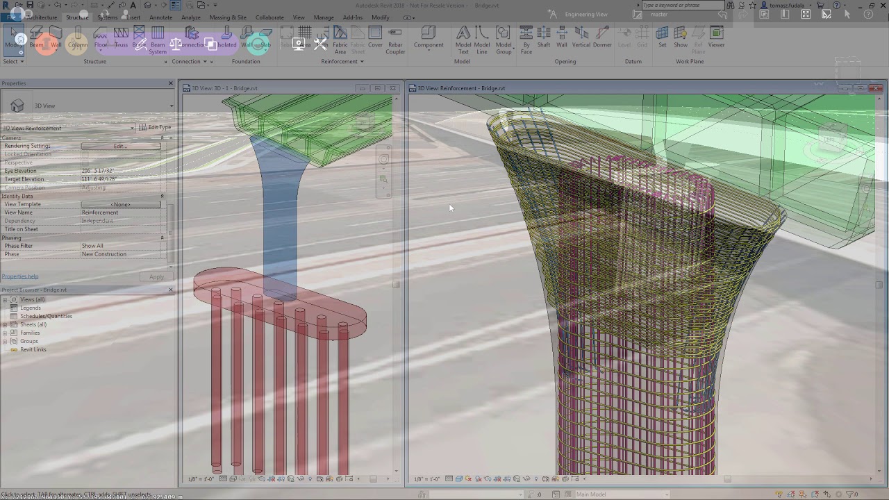 Revit 2018 | Whats New: Rebar Placement Concrete Elements - YouTube