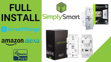 Smart Switch Install (Single Pole) | SmartThings & Alexa Set-Up