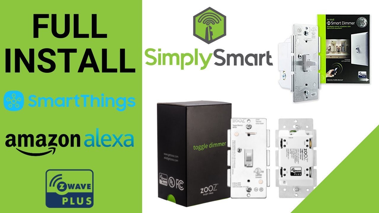 Picture of Smart Switch Install (Single Pole) | SmartThings & Alexa Set-Up - YouTube